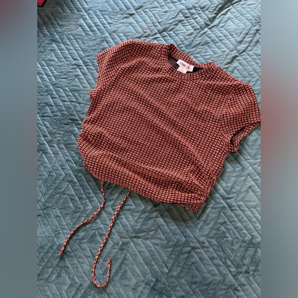 Lane 201 cropped open back top